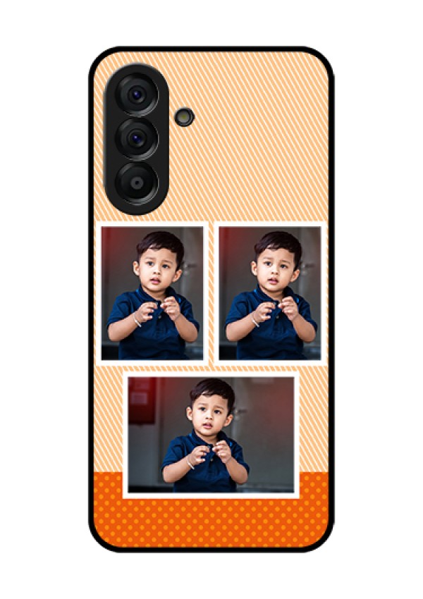 Galaxy A56 5G Custom Glass Phone Case - Bulk Photos Upload Design