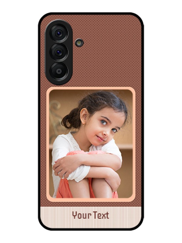 Custom Galaxy A56 5G Custom Glass Phone Case - Simple Pic Upload Design