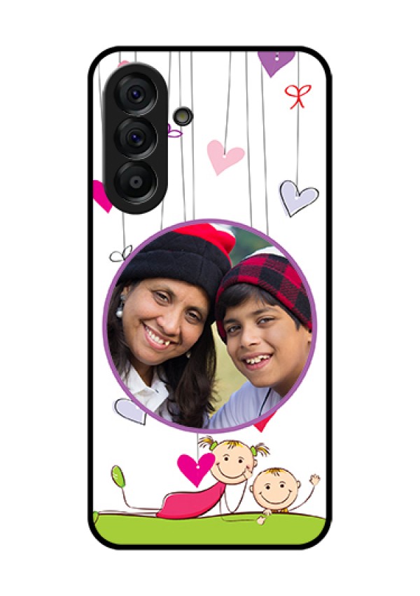 Galaxy A56 5G Custom Glass Phone Case - Cute Kids Phone Case Design