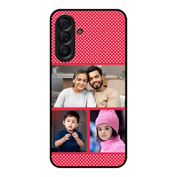 Galaxy A56 5G Custom Glass Phone Case - Bulk Photo Upload Design