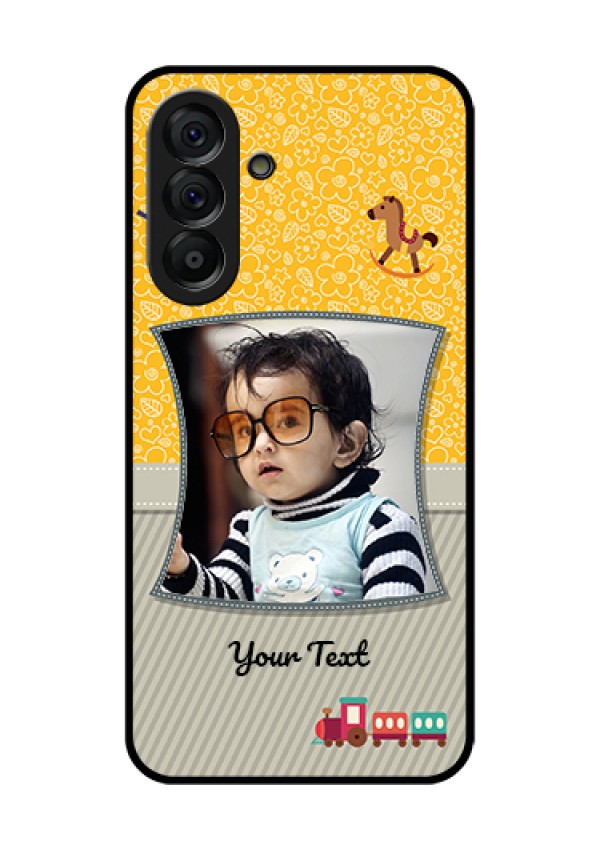 Galaxy A56 5G Custom Glass Phone Case - Baby Picture Upload Design
