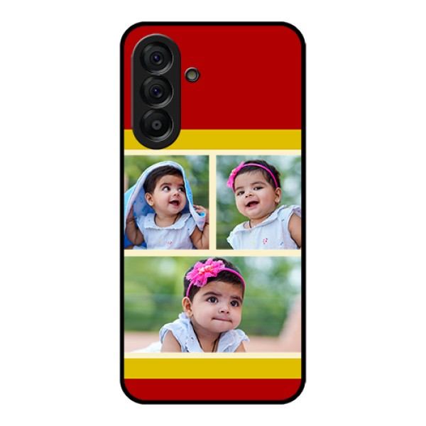Galaxy A56 5G Custom Glass Phone Case - Multiple Pic Upload Design