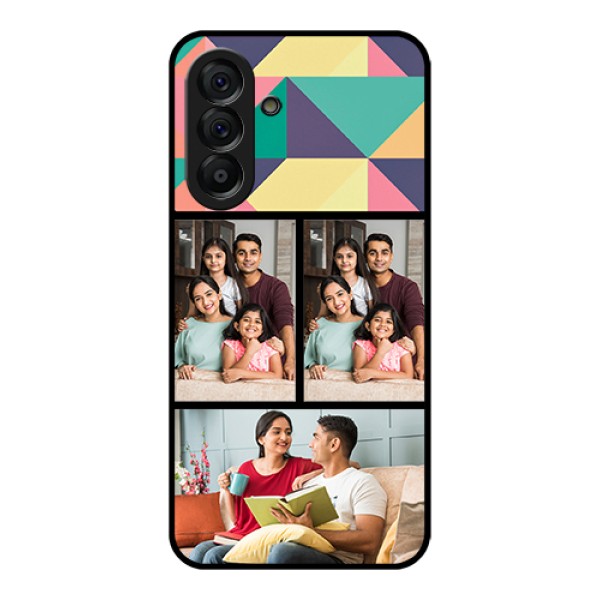 Galaxy A56 5G Custom Glass Phone Case - Bulk Pic Upload Design