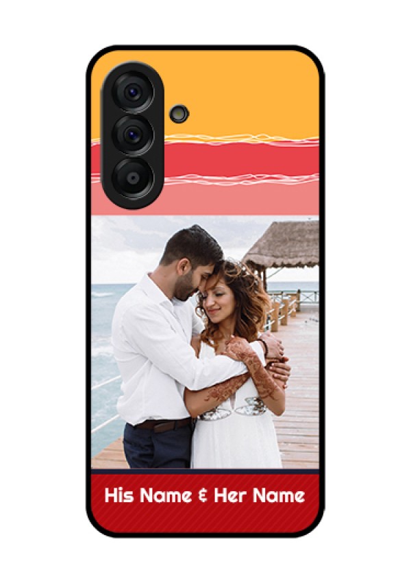 Galaxy A56 5G Custom Glass Phone Case - Colorful Case Design