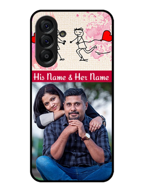 Custom Galaxy A56 5G Custom Glass Phone Case - You And Me Case Design