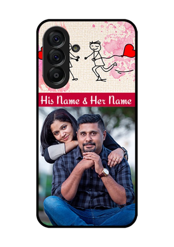 Galaxy A56 5G Custom Glass Phone Case - You And Me Case Design