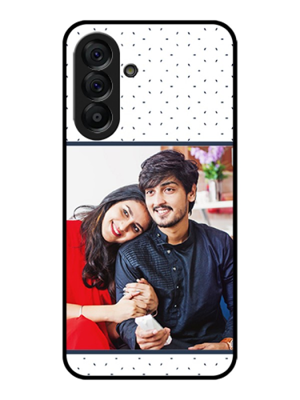 Custom Galaxy A56 5G Custom Glass Phone Case - Premium Dot Design