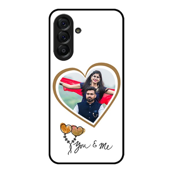 Galaxy A56 5G Custom Glass Phone Case - You & Me Design