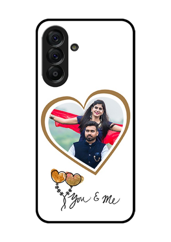 Galaxy A56 5G Custom Glass Phone Case - You & Me Design