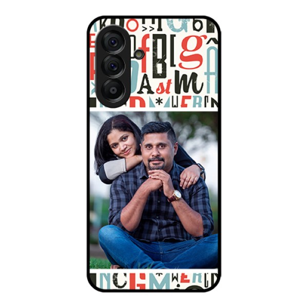 Galaxy A56 5G Custom Glass Phone Case - Alphabet Design