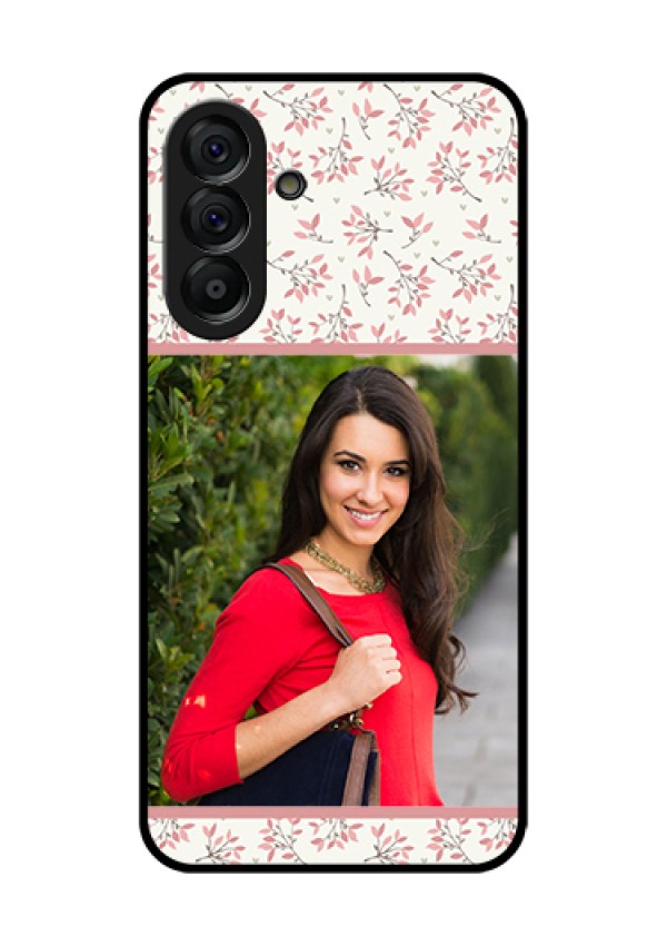 Galaxy A56 5G Custom Glass Phone Case - Stunning Floral Design