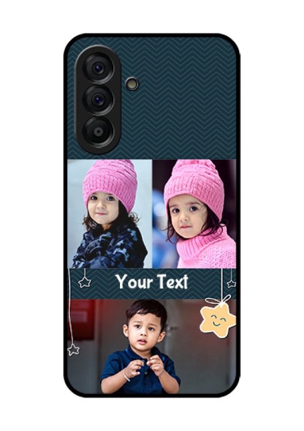 Galaxy A56 5G Custom Glass Phone Case - Hanging Stars Design