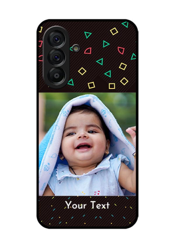 Galaxy A56 5G Custom Glass Phone Case - With Confetti Birthday Design