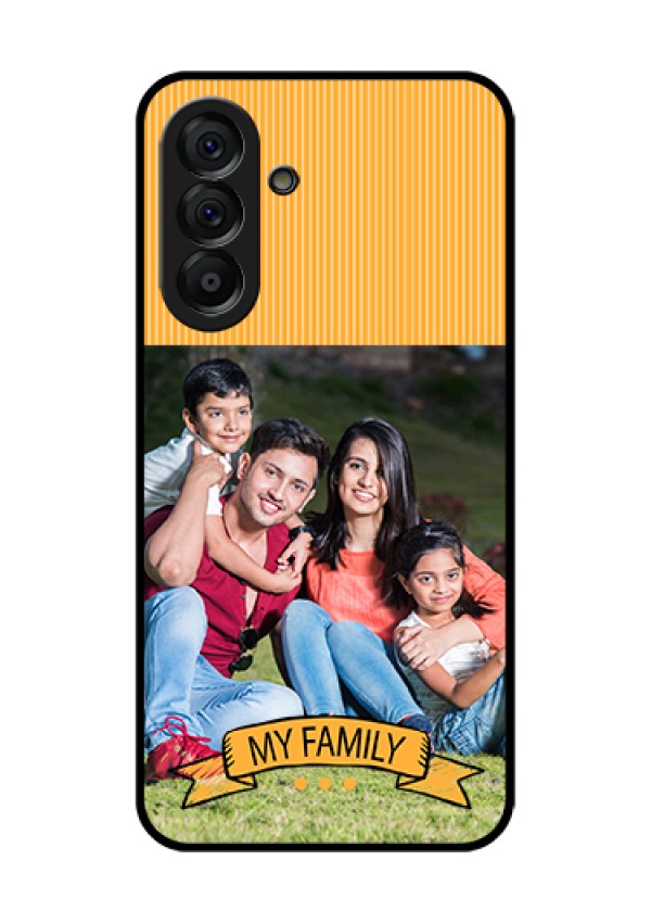 Galaxy A56 5G Custom Glass Phone Case - My Family Design