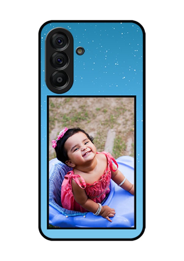 Galaxy A56 5G Custom Glass Phone Case - Wave Pattern Colorful Design