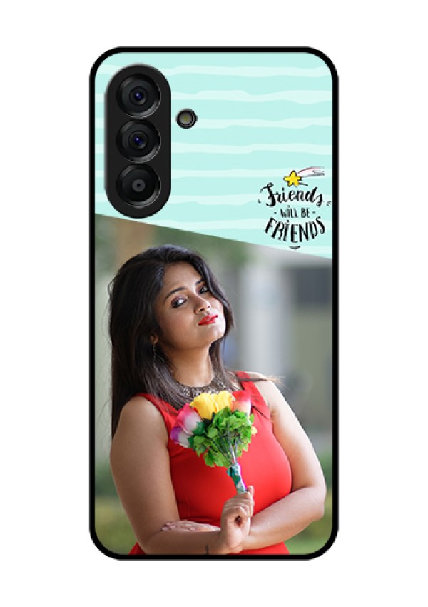 Galaxy A56 5G Custom Glass Phone Case - Friends Picture Icon Design