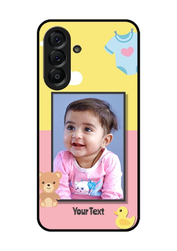 Galaxy A56 5G Custom Glass Phone Case - Kids 2 Color Design