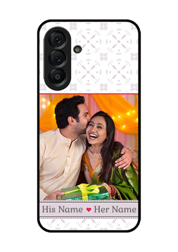 Galaxy A56 5G Custom Glass Phone Case - With Photo And Ethnic Design