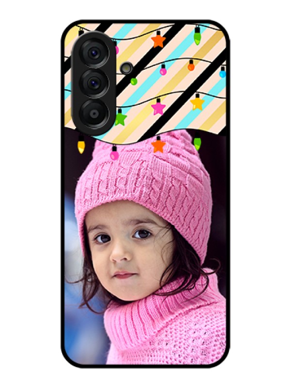 Custom Galaxy A56 5G Custom Glass Phone Case - Lights Hanging Design