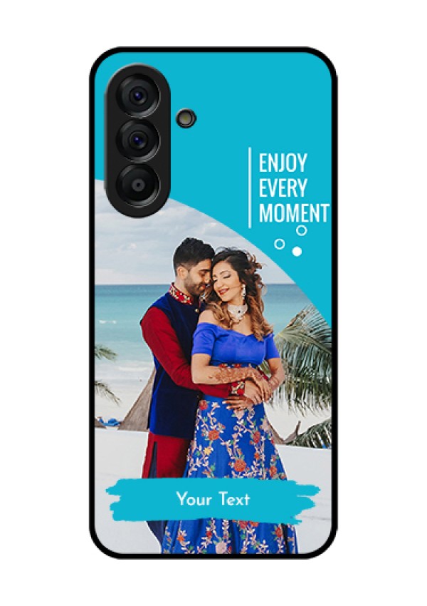 Galaxy A56 5G Custom Glass Phone Case - Happy Moment Design