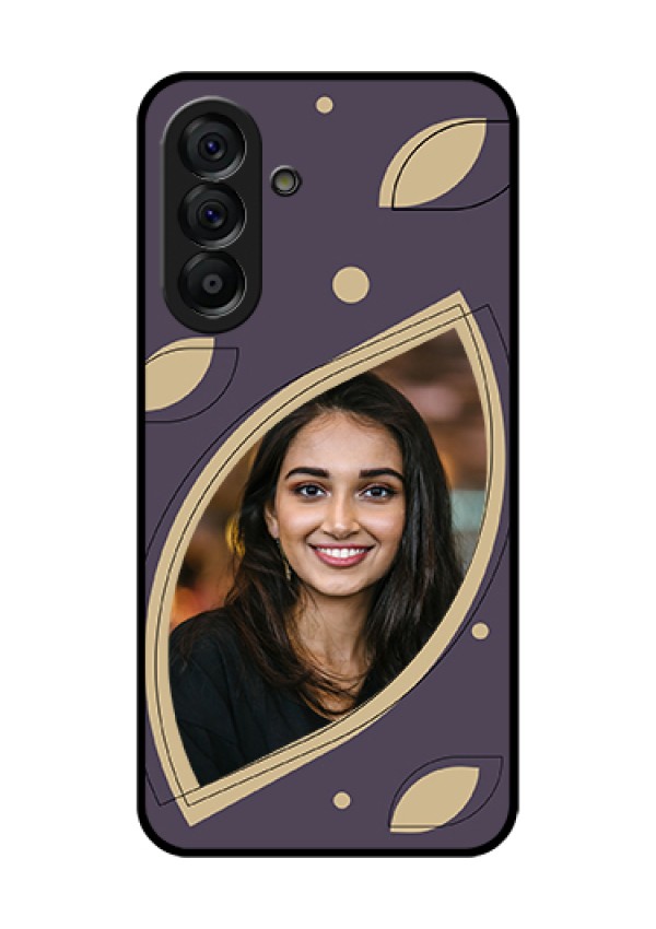 Galaxy A56 5G Custom Glass Phone Case - Falling Leaf Design