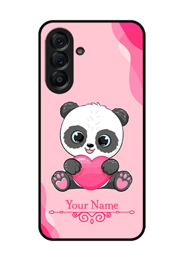 Galaxy A56 5G Custom Glass Phone Case - Cute Panda Design