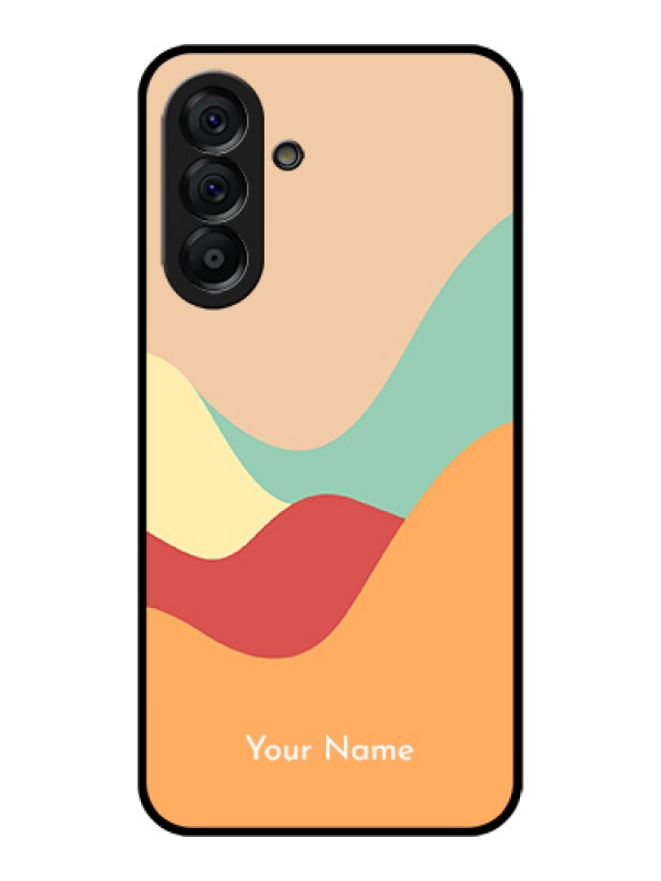 Custom Galaxy A56 5G Custom Glass Phone Case - Ocean Waves Multi - Colour Design