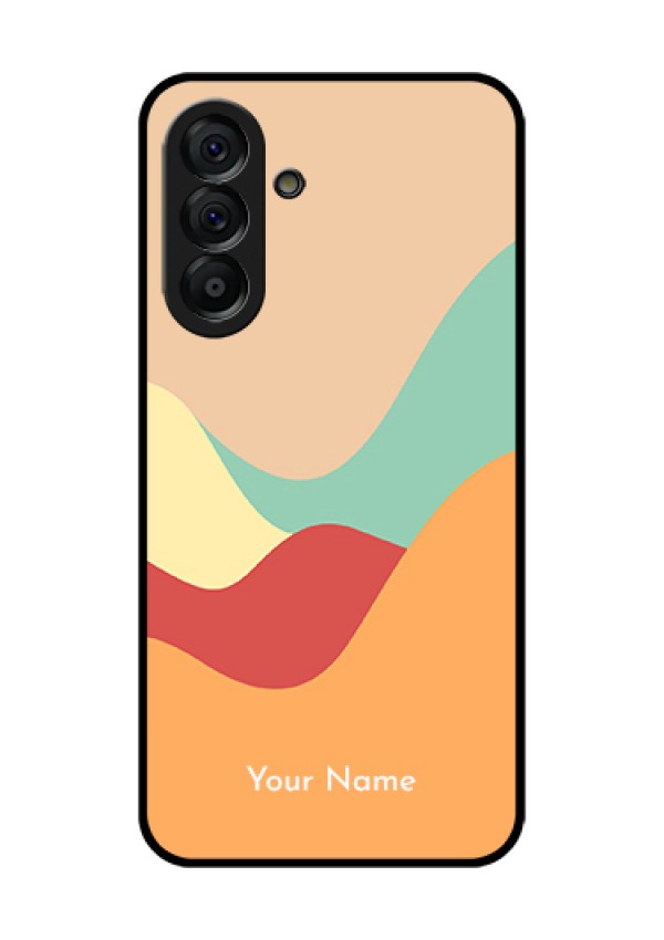 Galaxy A56 5G Custom Glass Phone Case - Ocean Waves Multi - Colour Design