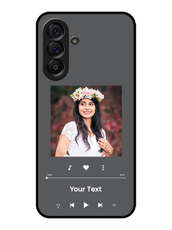 Custom Galaxy A56 5G Custom Glass Phone Case - Play The Music Design