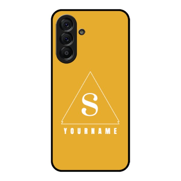 Galaxy A56 5G Custom Glass Phone Case - Simple Triangle Design