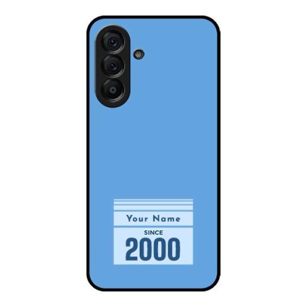 Galaxy A56 5G Custom Glass Phone Case - Custom Year Of Birth Design