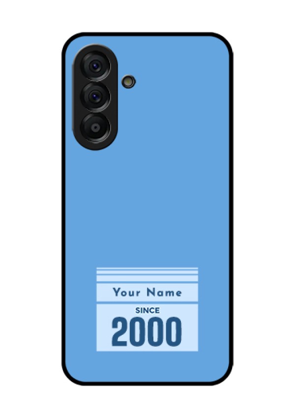 Galaxy A56 5G Custom Glass Phone Case - Custom Year Of Birth Design
