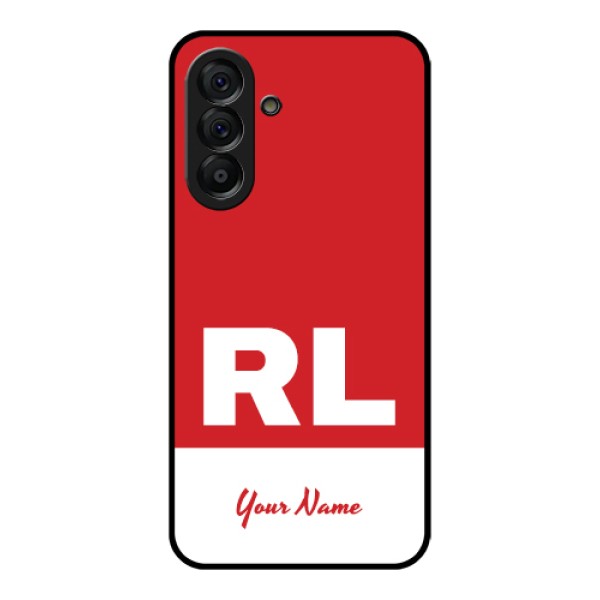 Galaxy A56 5G Custom Glass Phone Case - Dual Tone Custom Text Design Galaxy A56 5G Custom Glass Phone Case - Dual Tone Custom Text Design