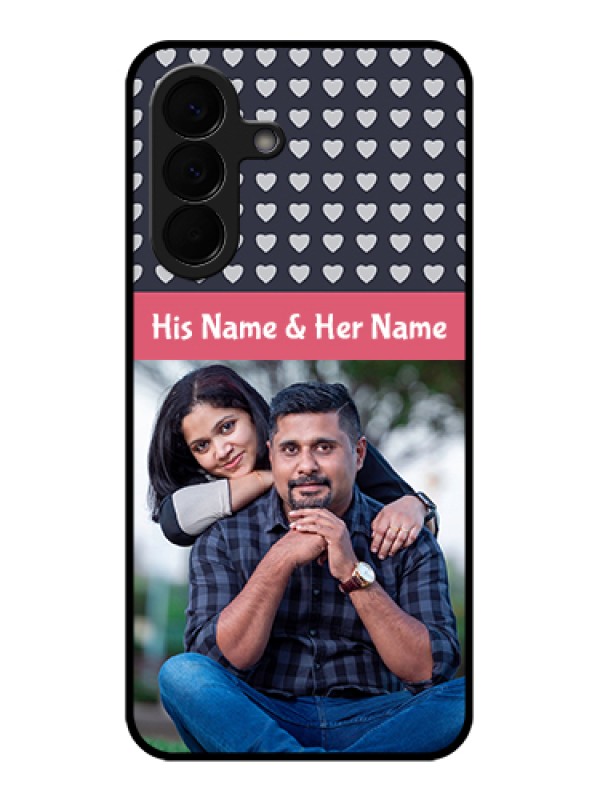 Custom Samsung Galaxy A57 5G Custom Glass Phone Case - Love Symbols Design
