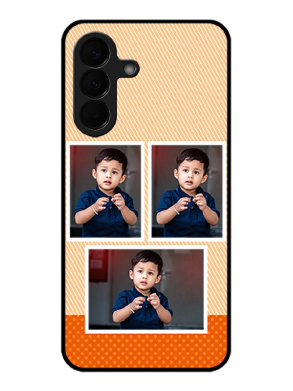 Custom Samsung Galaxy A57 5G Custom Glass Phone Case - Bulk Photos Upload Design