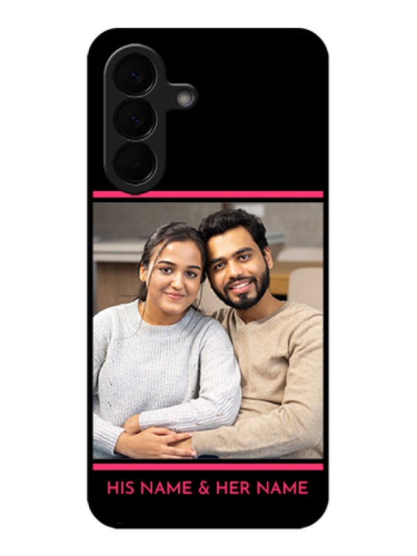 Custom Samsung Galaxy A57 5G Custom Glass Phone Case - With Add Text Design