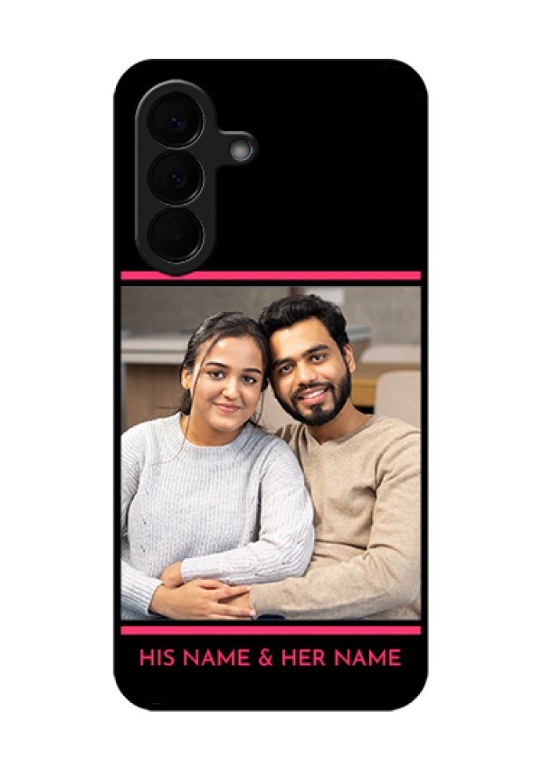 Samsung Galaxy A57 5G Custom Glass Phone Case - With Add Text Design