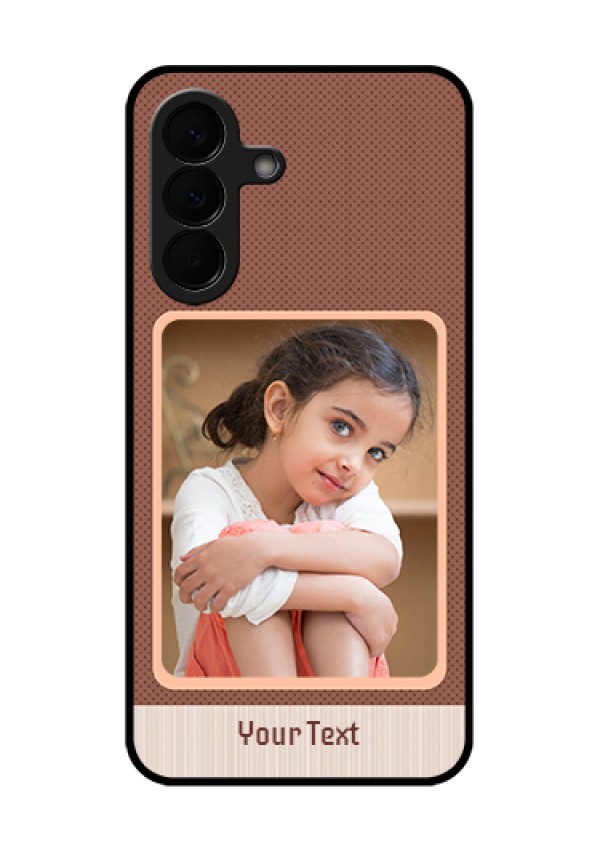 Samsung Galaxy A57 5G Custom Glass Phone Case - Simple Pic Upload Design