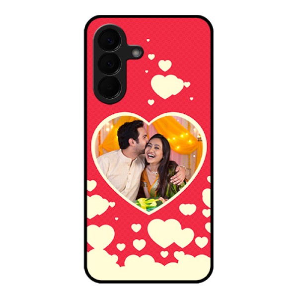 Samsung Galaxy A57 5G Custom Glass Phone Case - Love Symbols Phone Cover Design Samsung Galaxy A57 5G Custom Glass Phone Case - Love Symbols Phone Cover Design