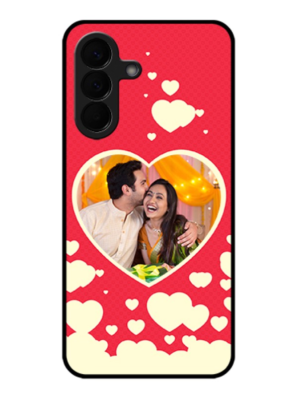 Custom Samsung Galaxy A57 5G Custom Glass Phone Case - Love Symbols Phone Cover Design