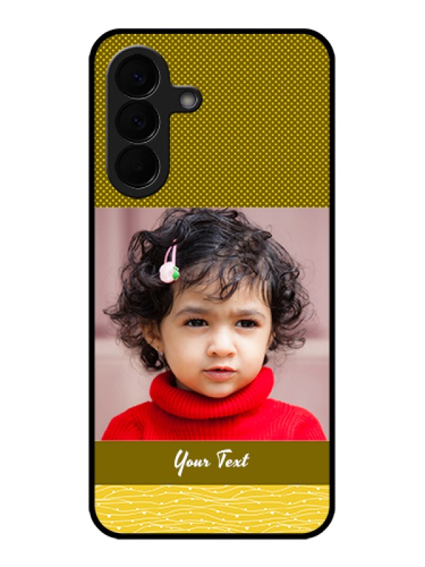Custom Samsung Galaxy A57 5G Custom Glass Phone Case - Simple Green Color Design