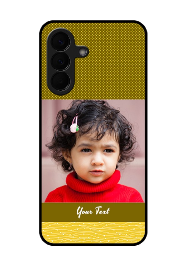 Samsung Galaxy A57 5G Custom Glass Phone Case - Simple Green Color Design