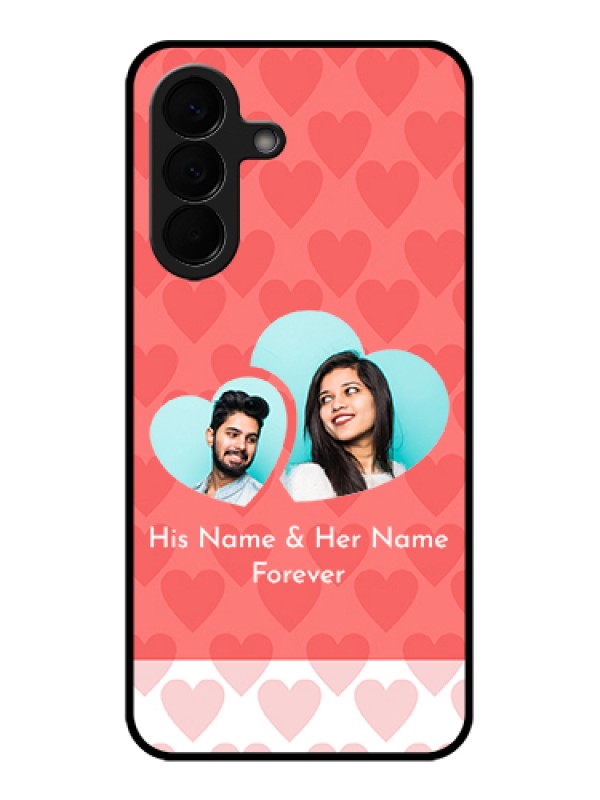 Custom Samsung Galaxy A57 5G Custom Glass Phone Case - Couple Pic Upload Design