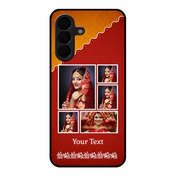 Samsung Galaxy A57 5G Custom Glass Phone Case - Wedding Pic Upload Design Samsung Galaxy A57 5G Custom Glass Phone Case - Wedding Pic Upload Design