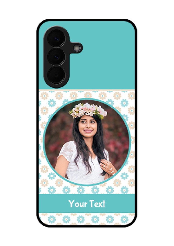 Samsung Galaxy A57 5G Custom Glass Phone Case - Beautiful Flowers Design