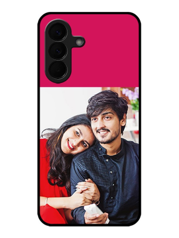Custom Samsung Galaxy A57 5G Custom Glass Phone Case - Anniversary Cover Design