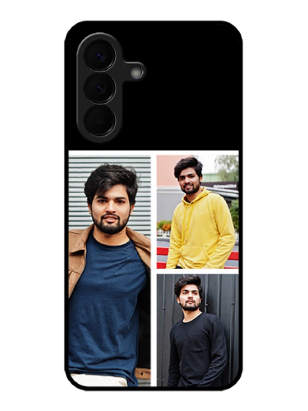 Custom Samsung Galaxy A57 5G Custom Glass Phone Case - Upload Multiple Picture Design