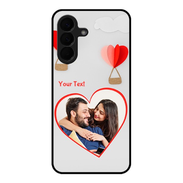 Samsung Galaxy A57 5G Custom Glass Phone Case - Parachute Love Design