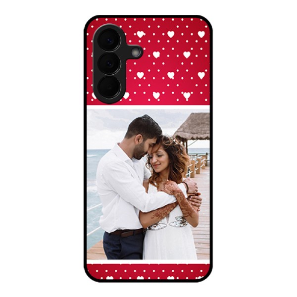 Samsung Galaxy A57 5G Custom Glass Phone Case - Hearts Mobile Case Design Samsung Galaxy A57 5G Custom Glass Phone Case - Hearts Mobile Case Design