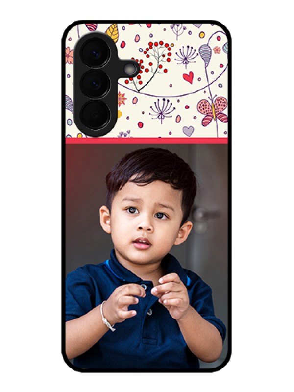 Custom Samsung Galaxy A57 5G Custom Glass Phone Case - Premium Floral Design